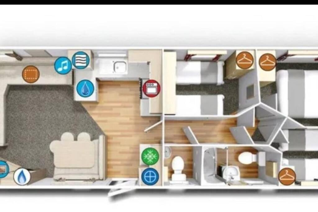 8 Sleep Chalet At Newquay Away Resorts Nb160 Exterior photo